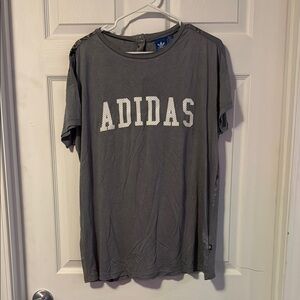 Adidas Gray Tunic Top Casual Comfort